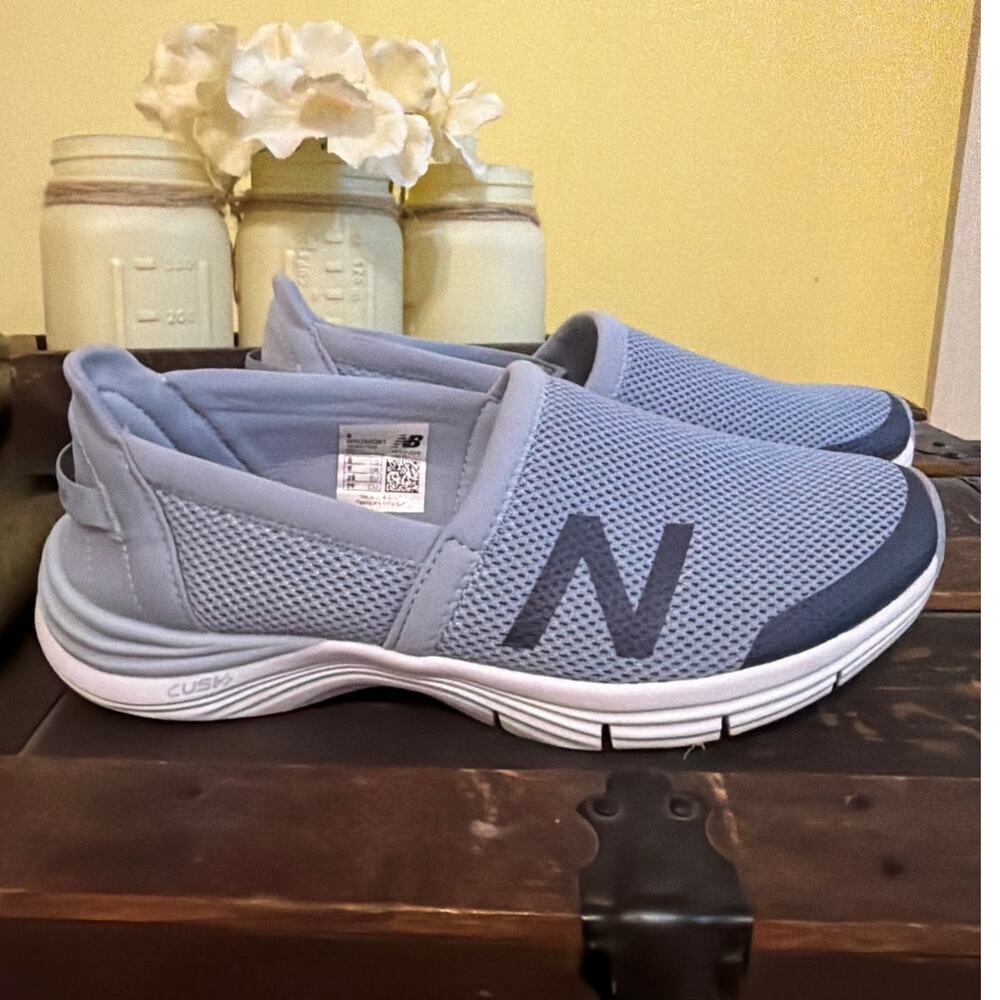 New Balance Slip On Sneakers Women's Size 8 Blue Comfort Walking Arch Support - Picture 2 of 8